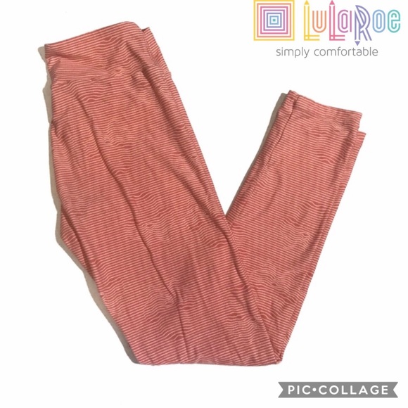 LuLaRoe Pants - LuLaRoe Minnie Mouse Striped Leggings OS